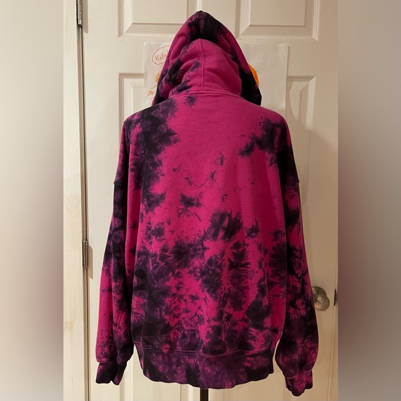 Champion Women’s Powerblend Fleece Tie Dye Hoodie Size  L - Picture 9 of 13